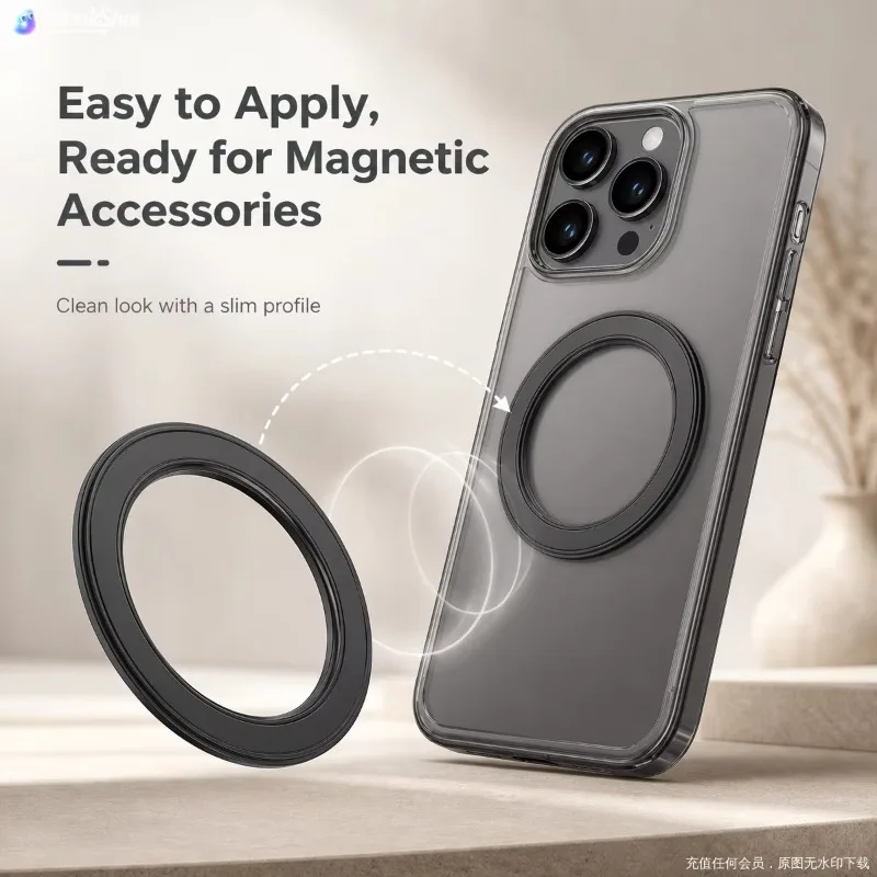 Car Phone Holder - Soporte Magnético para Teléfono con Anillo