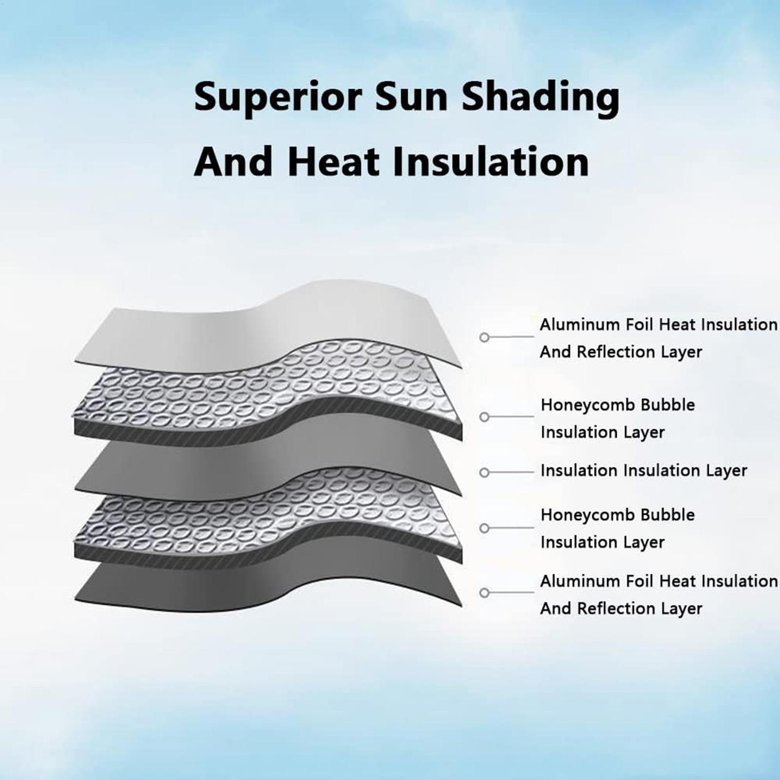 Parasol para parabrisas con ve - Windshield Sun Shade reseña y precio